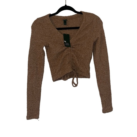 wild fable Sweaters - NWT XS Wild Fable Brown Sweater crop top shirt